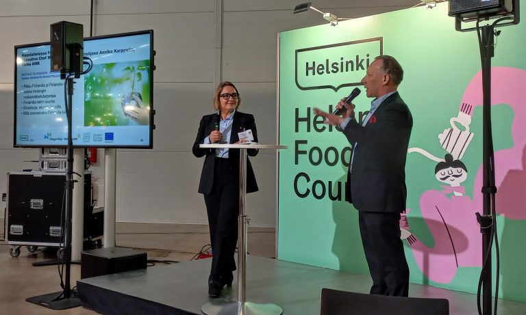 Matkamessuilla yhteistyötä Helsinki Food Courtin kanssa